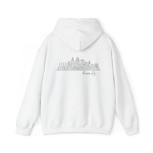 Kansas City Skyline Hoodie | KC Missouri Sweatshirt | Kansas City Pride Gift | Unisex Pullover Hoodie | Gift for KC Fan | Kansas City image 10