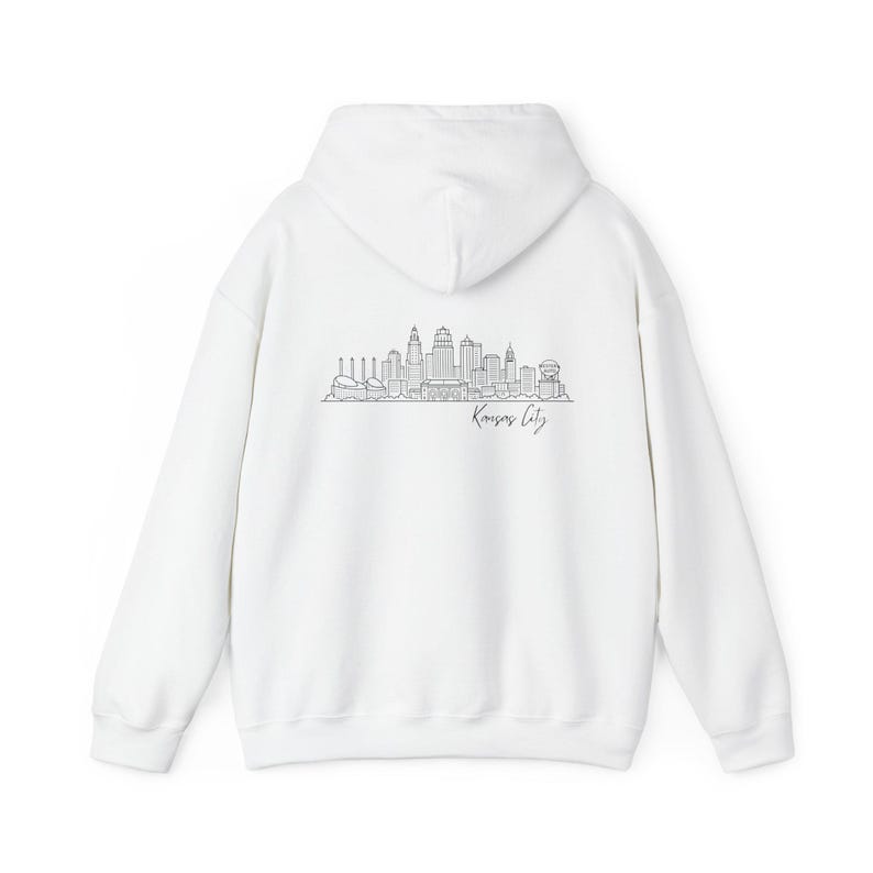 Kansas City Skyline Hoodie | KC Missouri Sweatshirt | Kansas City Pride Gift | Unisex Pullover Hoodie | Gift for KC Fan | Kansas City image 10