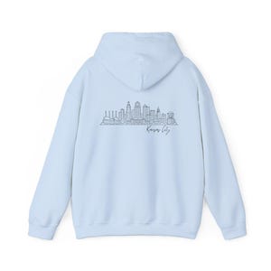Kansas City Skyline Hoodie | KC Missouri Sweatshirt | Kansas City Pride Gift | Unisex Pullover Hoodie | Gift for KC Fan | Kansas City image 14