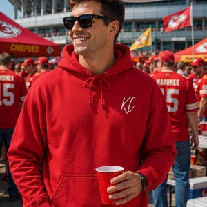 Kansas City Skyline Hoodie | KC Missouri Sweatshirt | Kansas City Pride Gift | Unisex Pullover Hoodie | Gift for KC Fan | Kansas City image 4