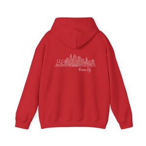 Kansas City Skyline Hoodie | KC Missouri Sweatshirt | Kansas City Pride Gift | Unisex Pullover Hoodie | Gift for KC Fan | Kansas City image 8