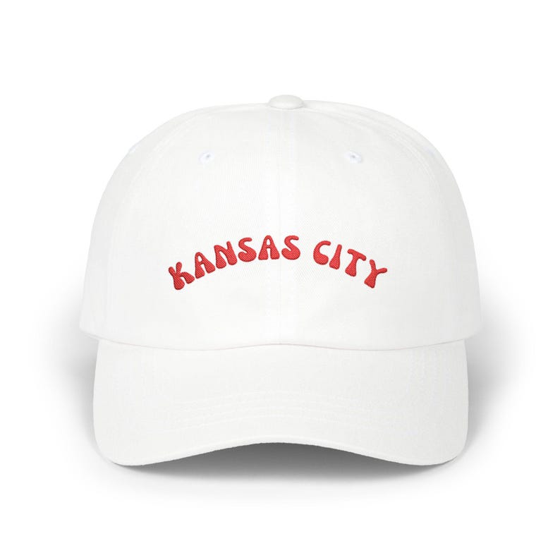 Custom Kansas City Cap | Custom Embroidered KC Cap | Kansas City Gift | Personalized Hat | KC Missouri Baseball Cap | City Pride Hat image 1