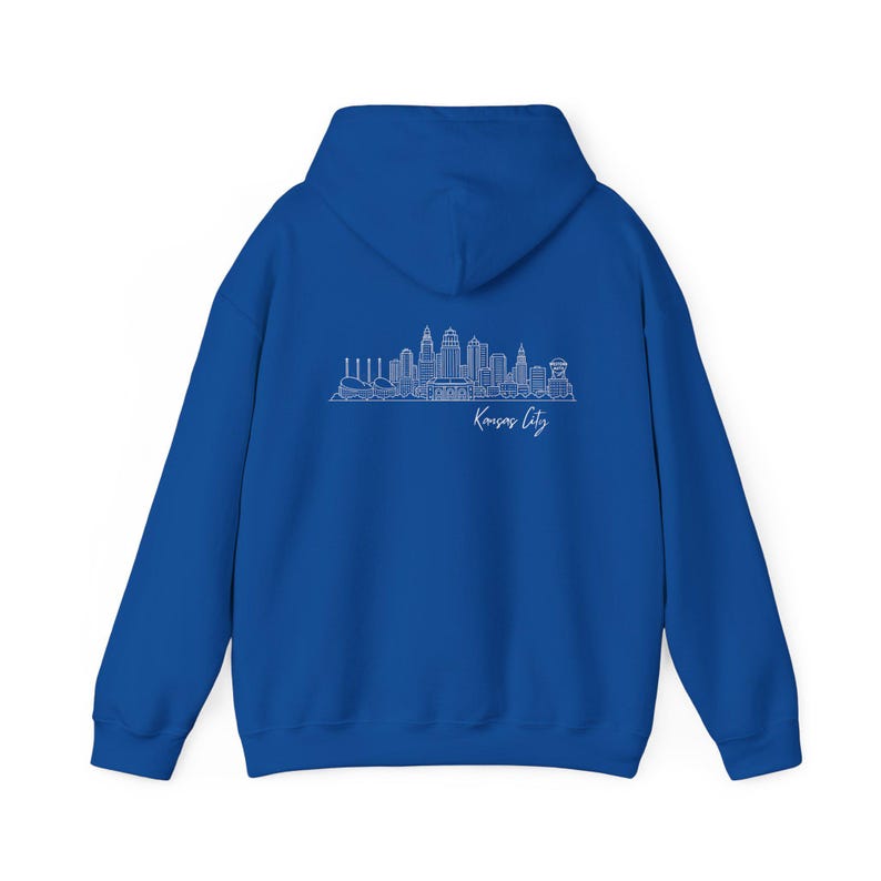 Kansas City Skyline Hoodie | KC Missouri Sweatshirt | Kansas City Pride Gift | Unisex Pullover Hoodie | Gift for KC Fan | Kansas City image 6