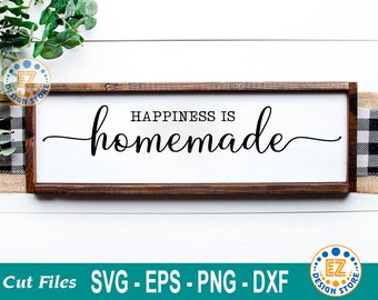 Download Happiness Is Homemade Svg Etsy