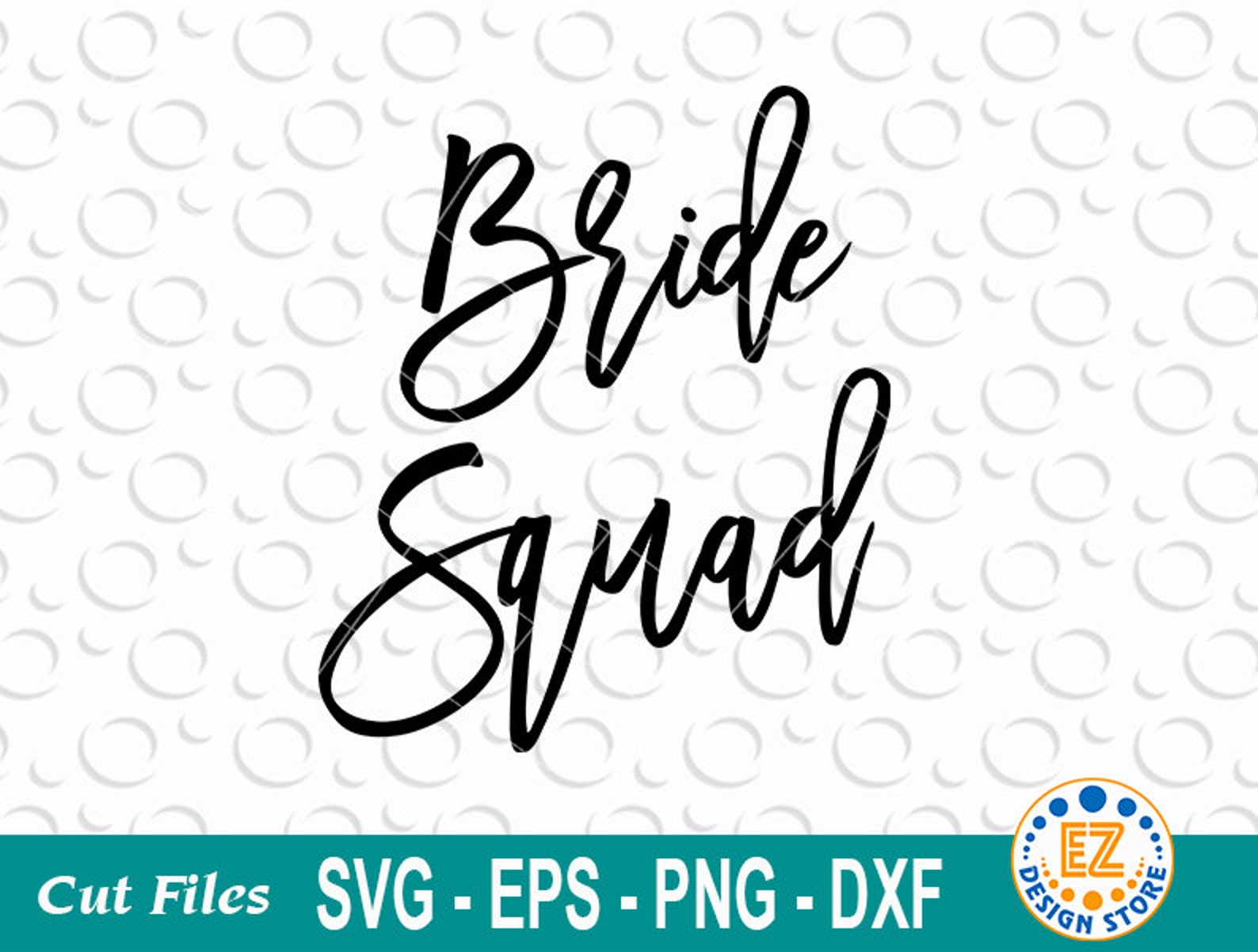 Bride Squad SVG Bridesmaid svg Wedding svg Bride Tribe | Etsy