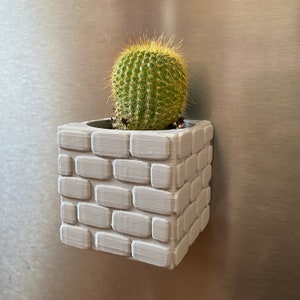 3D Printed Magnetic Planter 2in