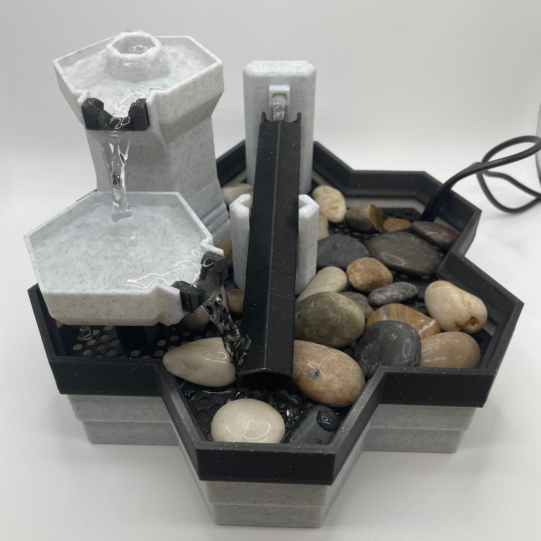 3D Printed Modular Desktop Fountain Water Fountain Etsy 日本