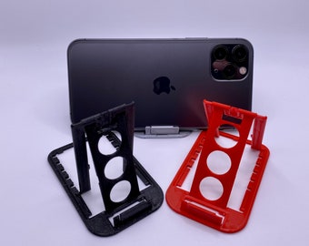 Credit Card Sized Phone Stand | Foldable 3D Printed