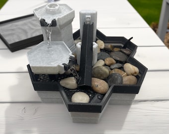 3D Printed Modular Desktop Fountain | Water Fountain