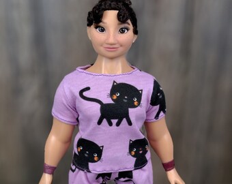 Modest Halloween pajamas for large fashion doll
