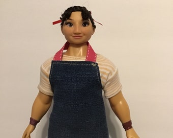 Larg fashion doll apron