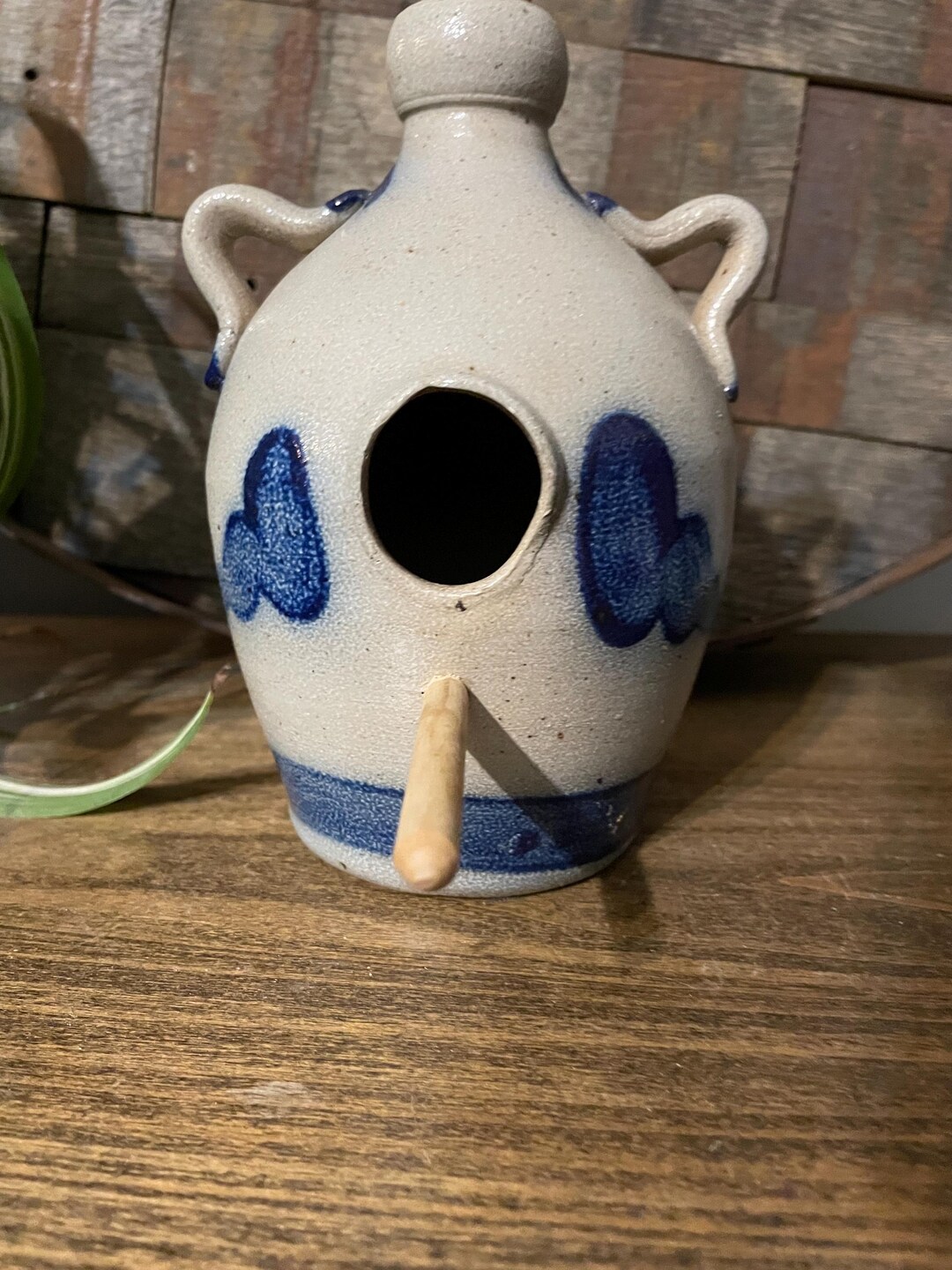 ROWE Pottery Works 1991 Jug Bird House ALL ORIGANAL - Etsy