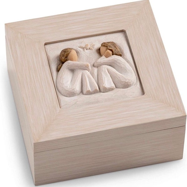 Friendship Memory Jewelry Box- Willow Tree by Susan Lordi