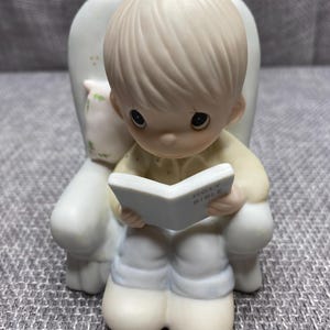 Vintage Precious Moments Figur * Die Geschichte der Liebe Gottes -von Enesco (im Ruhestand) 1985