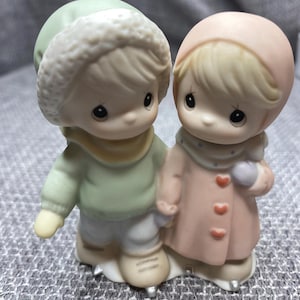 Vintage Precious Moments Figure *Sugar Town Hank and Sharon    by Enesco (Retired)