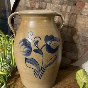 Rowe Pottery Works 1997 Historical Collection Two Handled Vase