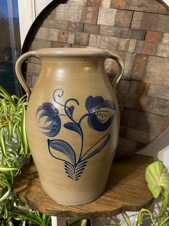 Rowe Pottery Works 1997 Historical Collection Two Handled Vase