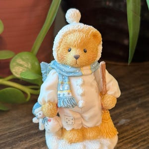Cherished Teddies *Earl - Warm Hearted Friends Figurine -Vintage