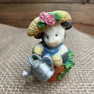Mary Moo Moos -  &quot;Water Friends For&quot; - Flower Pot 1996