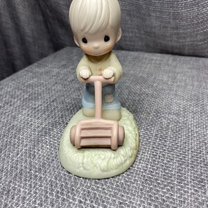 Vintage Precious Moments *Mow Power To Ya! by Enesco  (Retired)