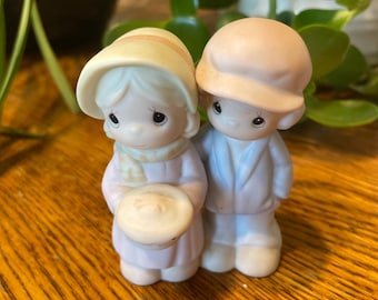 Figurka Vintage Precious Moments *Ciocia Belluh i Wujek Sam Sugar Town firmy Enesco (wycofana z produkcji)
