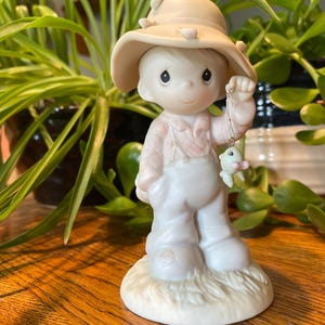 Vintage Precious Moments Figure  *My Love Will Never Let You Go by Enesco (Retired)