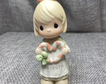 エネスコ　プレシャスモーメント　ヴィンテージ クリスマス 人形セット エネスコ プレシャス・モーメンツ - ハロー、そしてメリー・クリスマス