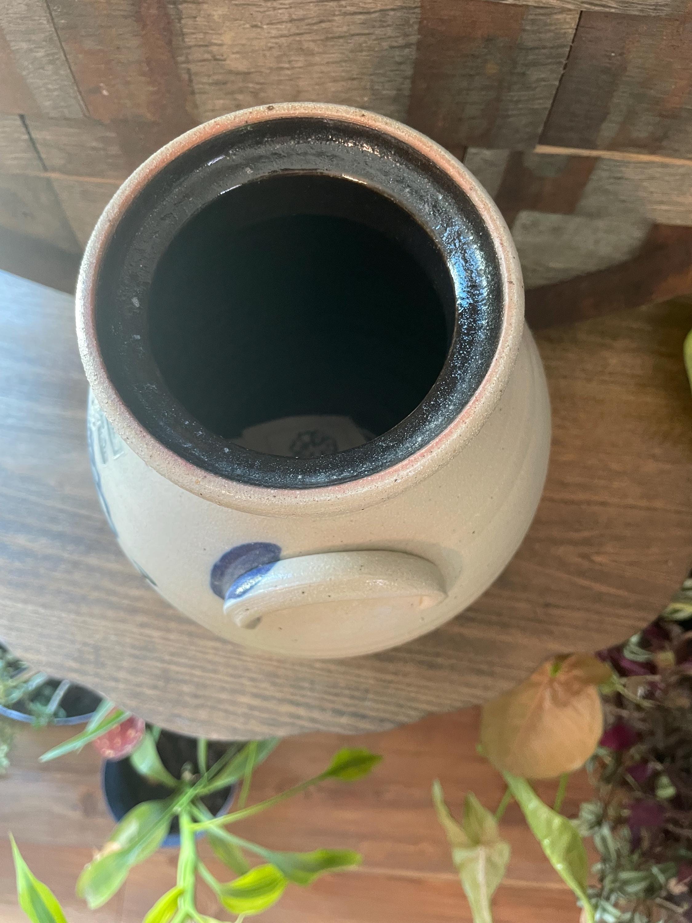 Rowe Pottery Works 陶器キャニスター Rowe Pottery Works 1987 Limited Production Blue Bird