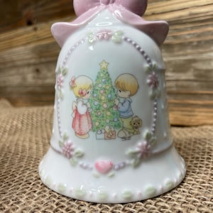 Vintage Precious Moments Figure *Christmas Songs of Joy Bell  by Enesco (Retired) 1997