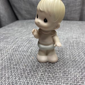 Vintage Precious Moments Figure *Girl Baby Standing by Enesco (Retired)