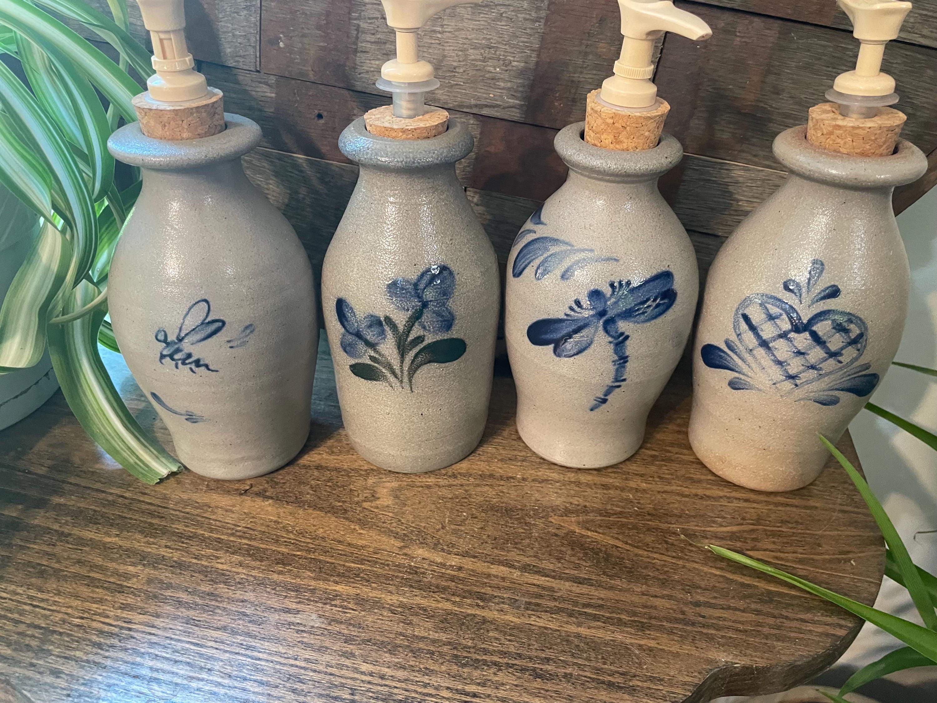 Rowe Pottery Works 2005 Soap Dispenser 6.25