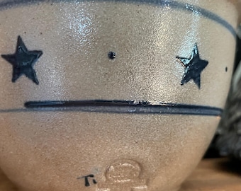 Vintage 1998 Rowe Pottery Works 3 Star Med Bowl - Salt Glaze - Etsy Vintage 1998 Rowe Pottery Works 3 Star Med Bowl - Salt Glaze - Etsy