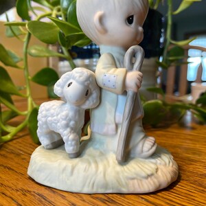 Vintage Precious Moments *He Leadeth Me by Enesco  (Retired)