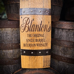 Whiskey Barrel Stave Wall Decor-Handcrafted from Kentucky whiskey barrel.