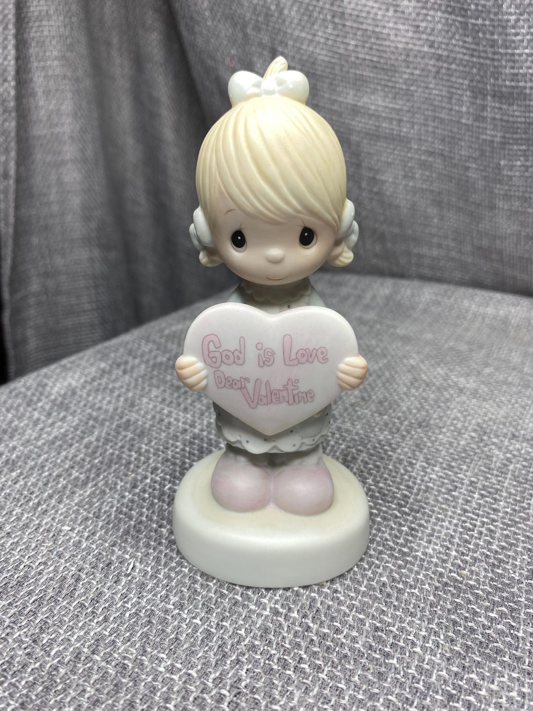 Vintage Precious Moments Figure *god is Love, Dear Valentine (girl) -by ...
