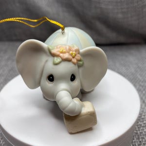 Vintage Precious Moments Ornament *Pack Your Trunk For The Holidays- by Enesco (Retired) 1997