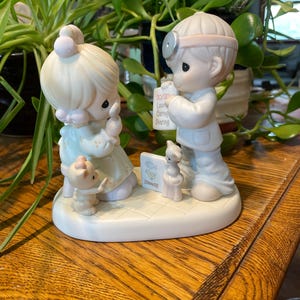 Vintage Precious Moments Figure  *20 Years and the Vision is Still the Same by Enesco (Retired)