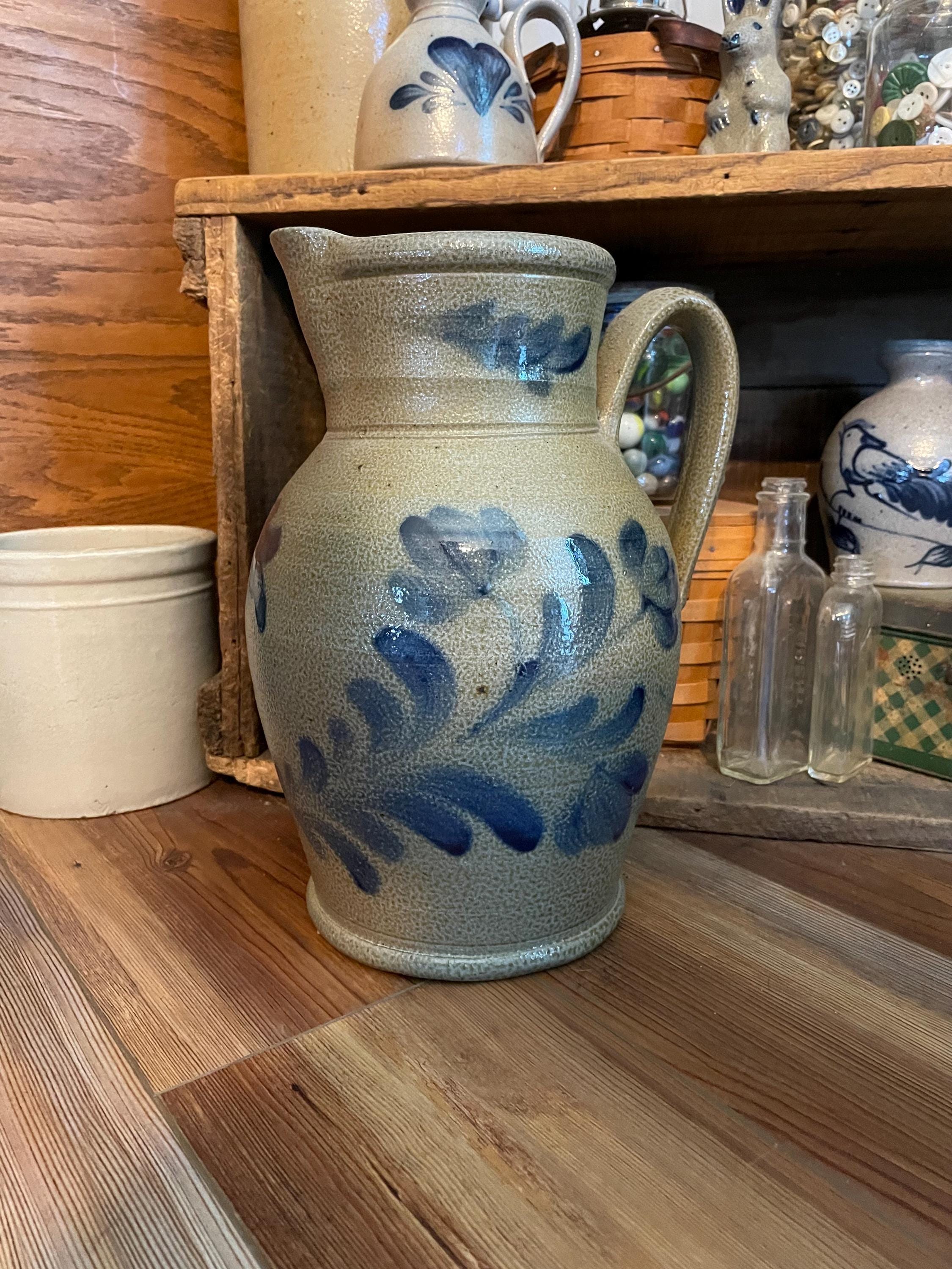 USA【Rowe Pottery】ローポタリー ピッチャー　水差し カントリー USA【Rowe Pottery】ローポタリー ピッチャー 水差し カントリー