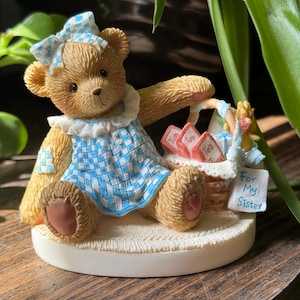 Cherished Teddies “love is Your Special-tea, Sister ”figure