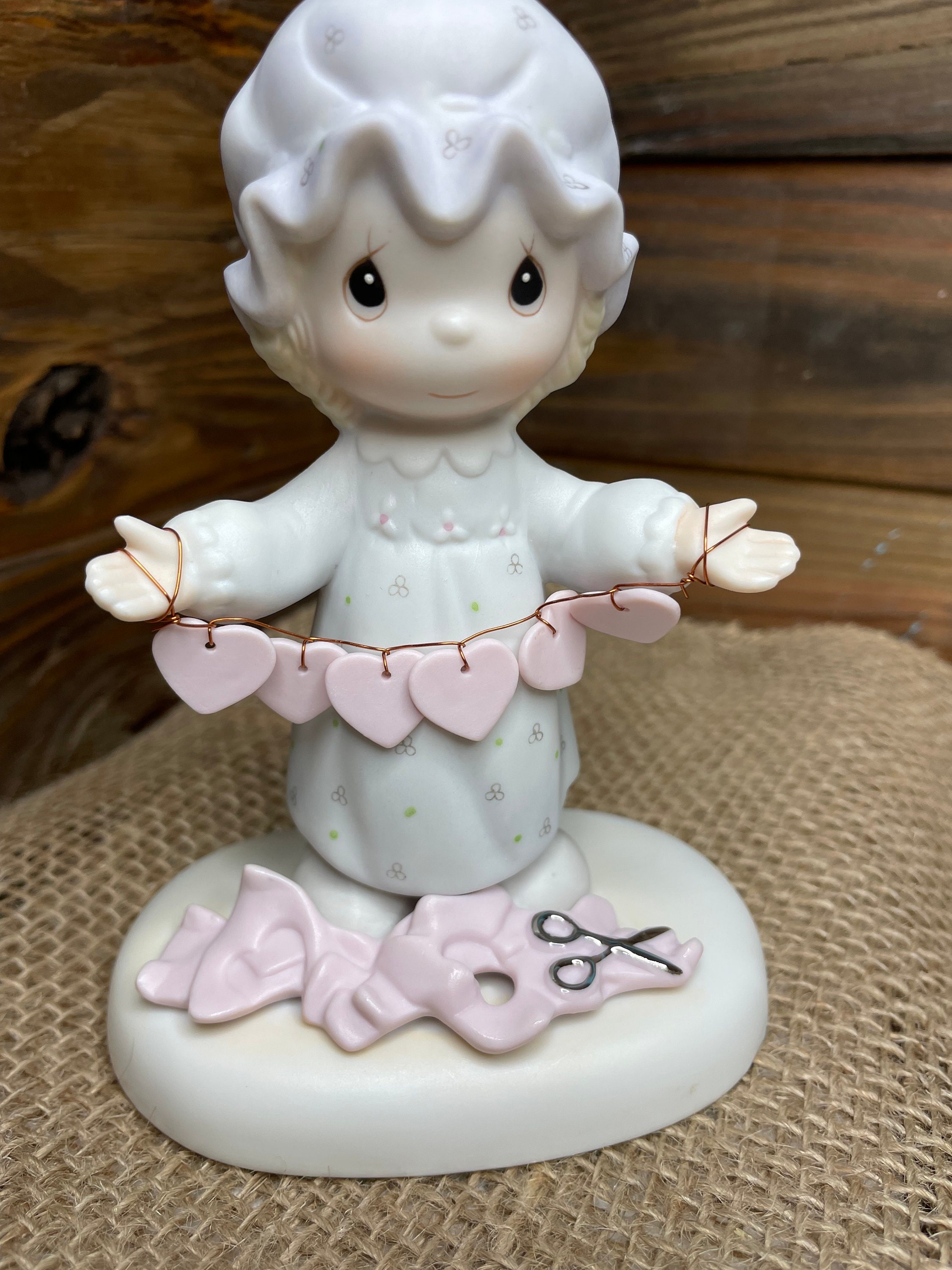 Vintage Precious Moments Figure *you Have Touched so Many Hearts