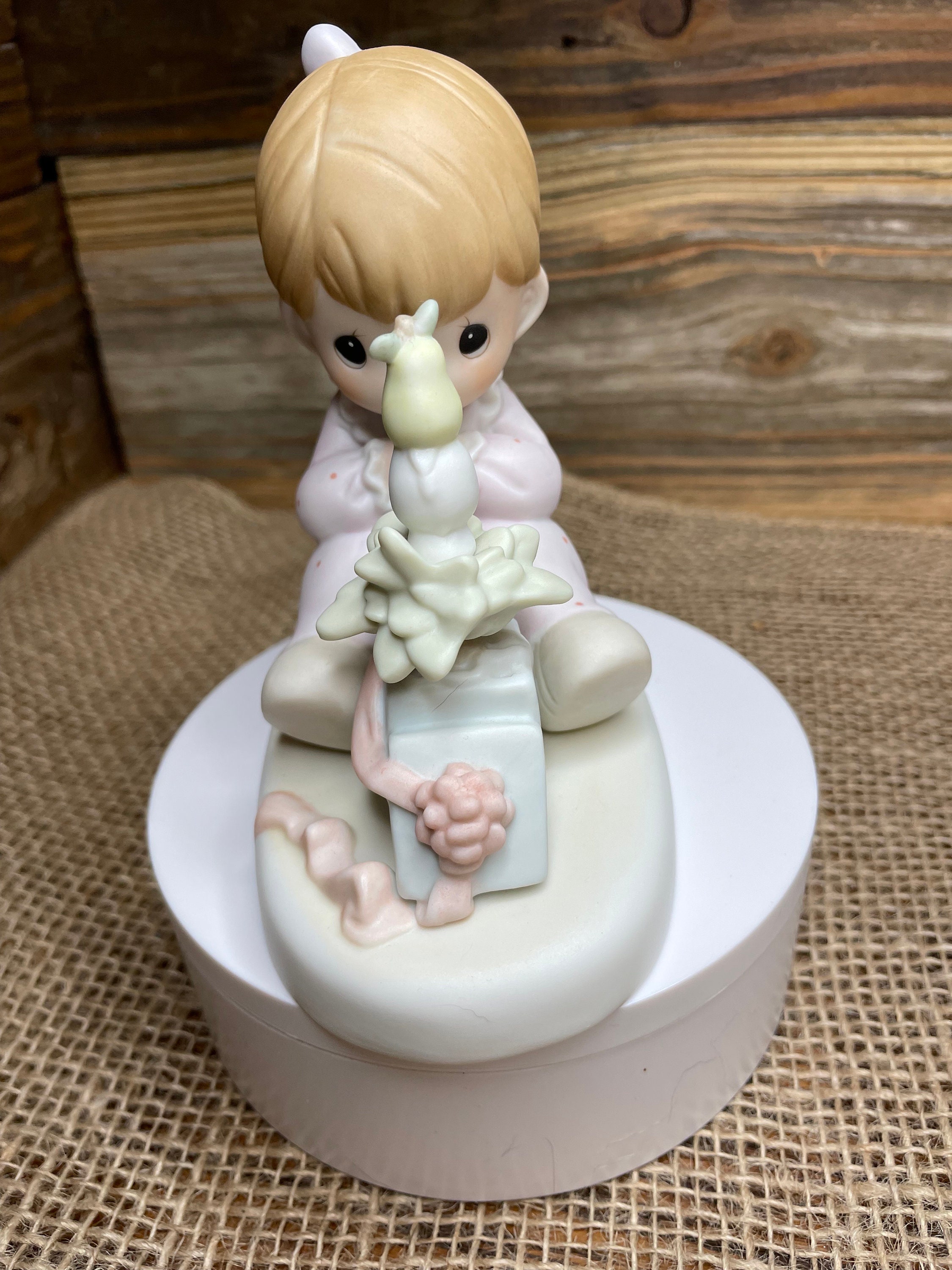 Vintage Precious Moments Figure *true Love Gave to Me by Enesco