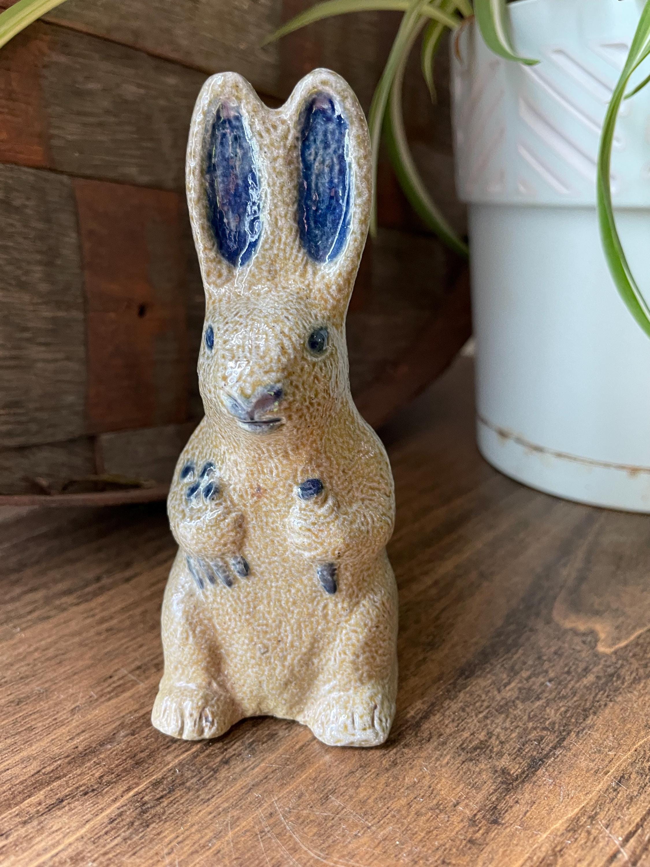 Vintage Rowe Pottery Works 1993 Rabbit 4 1/2” Tall - Salt Glaze - Etsy