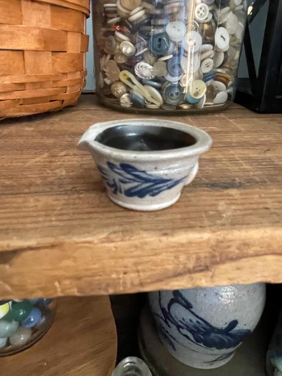 Rowe Pottery Miniature Crock Set of Four, Rare Limited