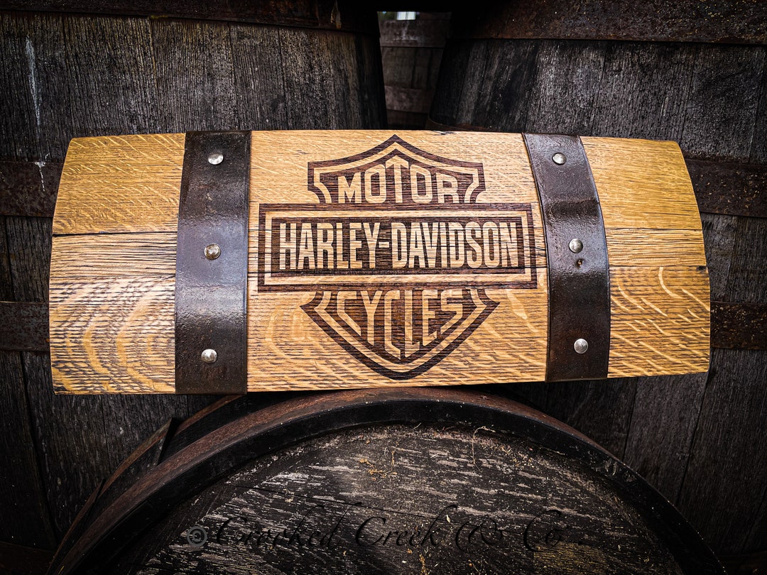 Whiskey Barrel Stave Wall Decor- Custom HD Print Handcrafted From ...