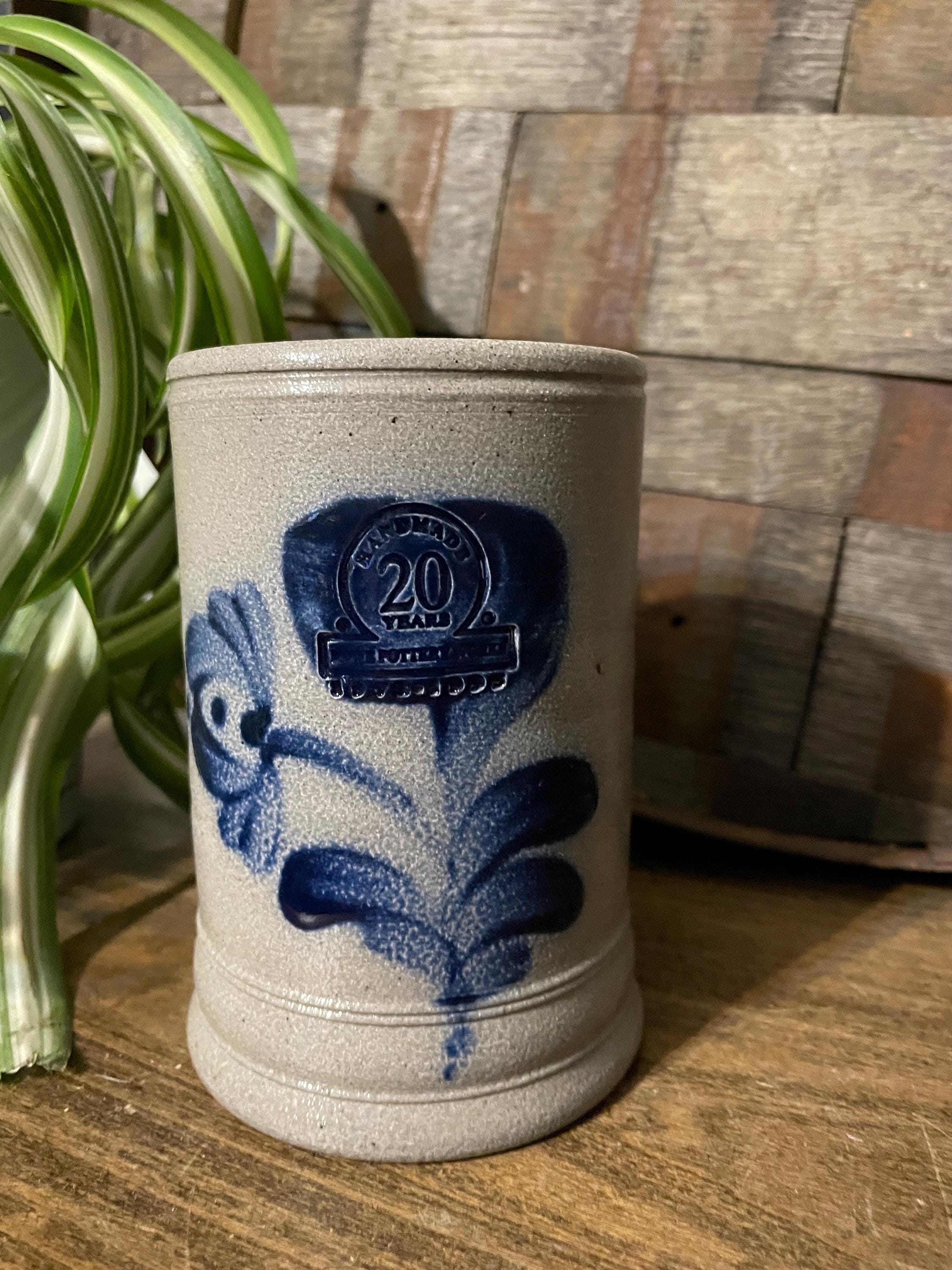 Rowe Pottery Works 25 Year Anniversary Coffee Mug Flower - Etsy Israel