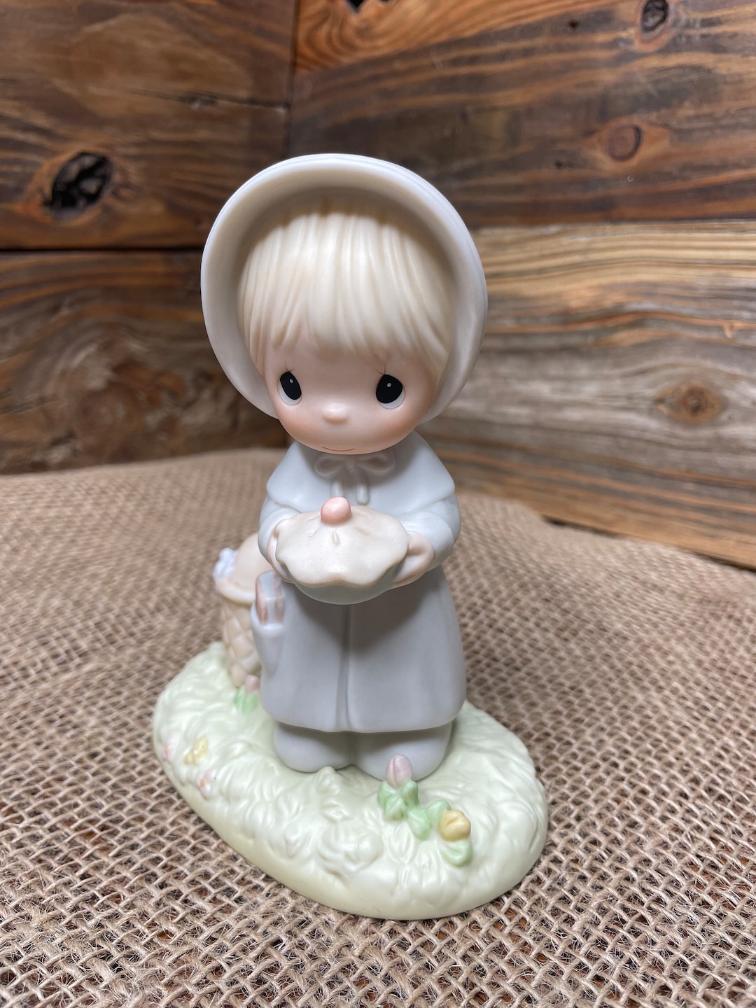 Vintage Precious Moments Figure *november by Enesco (retired) 1988