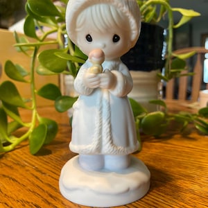 Vintage Precious Moments  Figure  *May Your Christmas Be Merry by Enesco (Retired)