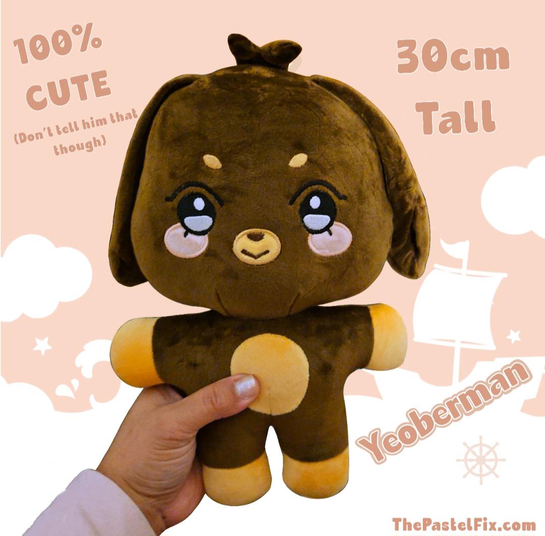 Aniteez Yeoberman Hetmongi 30cm Plush Doll Ateez Hetmongi Doberman