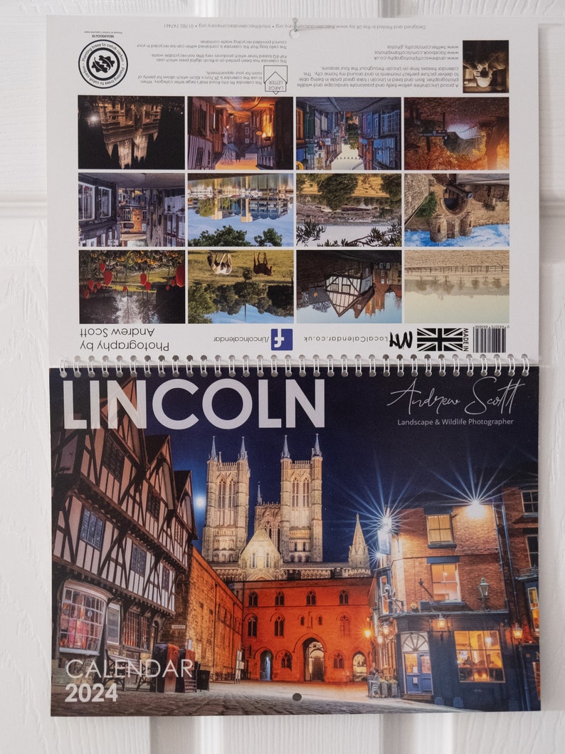 Lincoln 2024 A3 Calendar Etsy