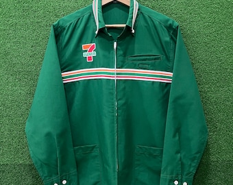 Vintage Japanese Brand 7 Eleven Uniform Workwear Medium Size On Tag